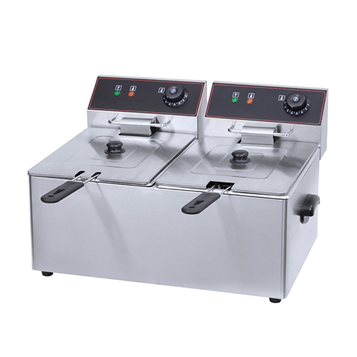 Commerciële dubbele friteuse